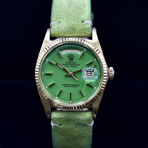 rolex 1803 stella green dial|rolex 1555 gold.